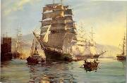 unknow artist Seascape, boats, ships and warships. 32 Sweden oil painting artist